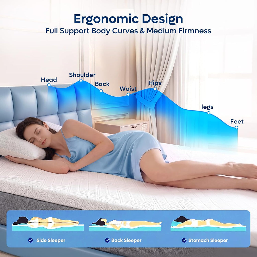 3 Inch Queen Cooling Mattress Topper