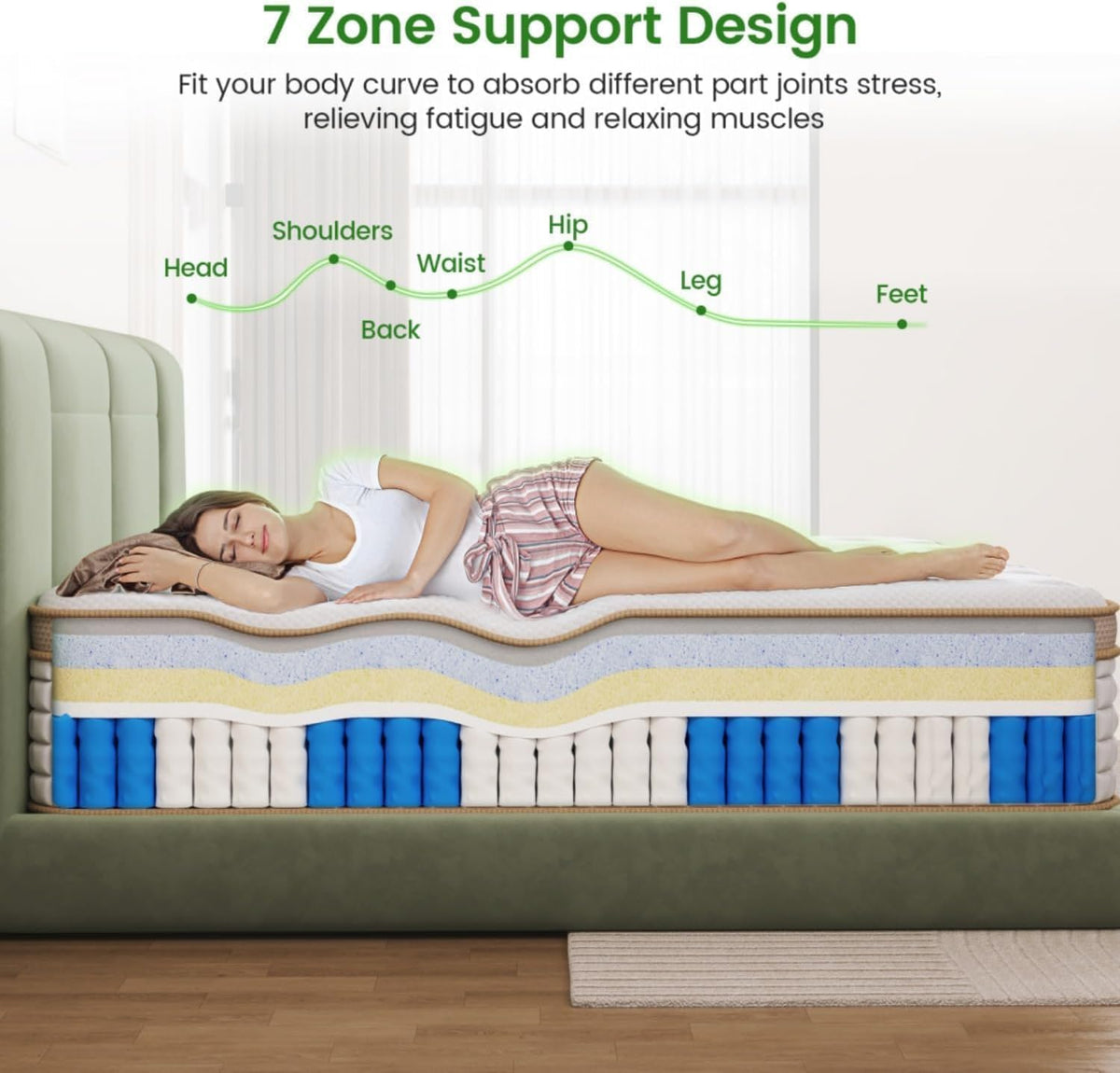 Full Hybrid Mattress 10 Inch