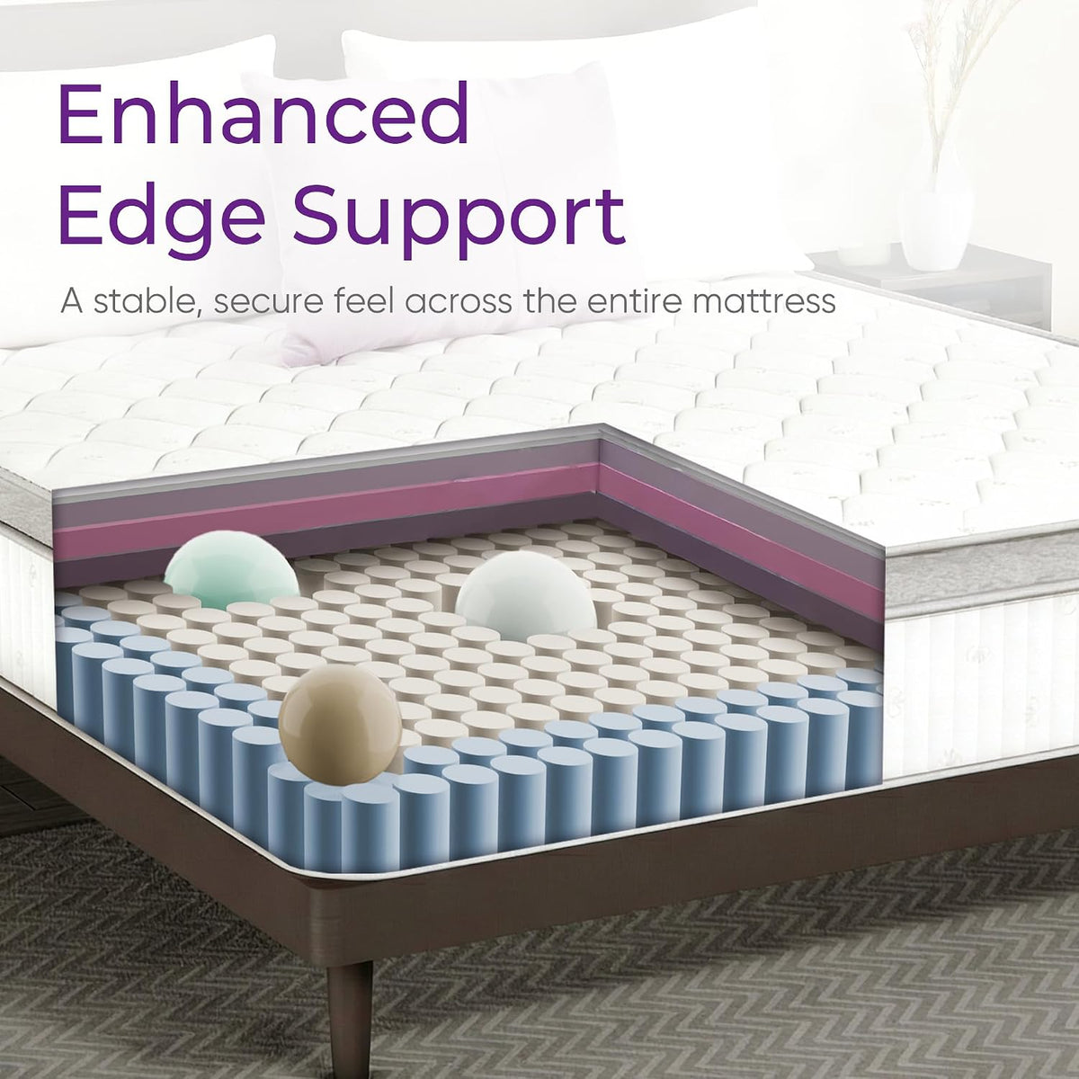 12 Inch Queen Hybrid Mattress