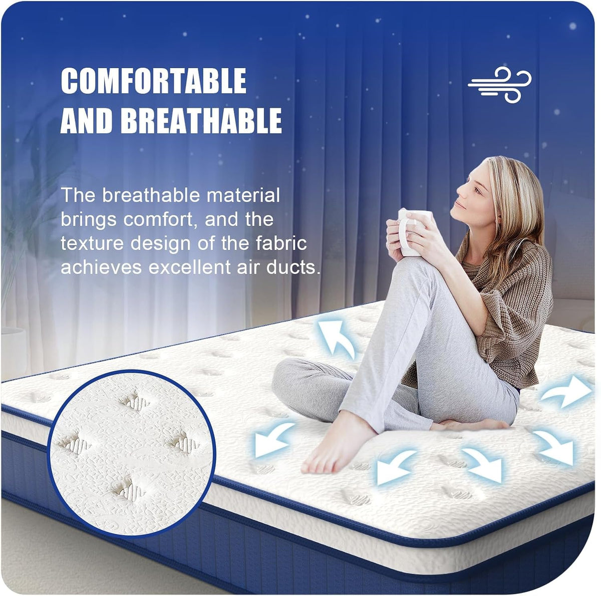 12 Inch Queen Hybrid Mattress