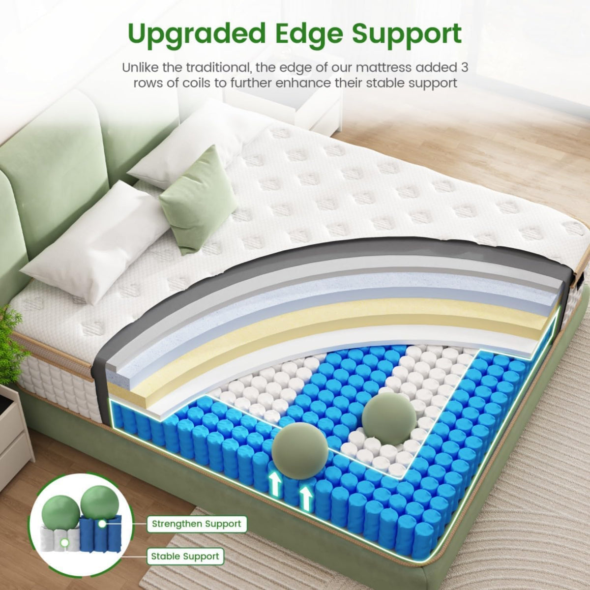 Full Hybrid Mattress 10 Inch