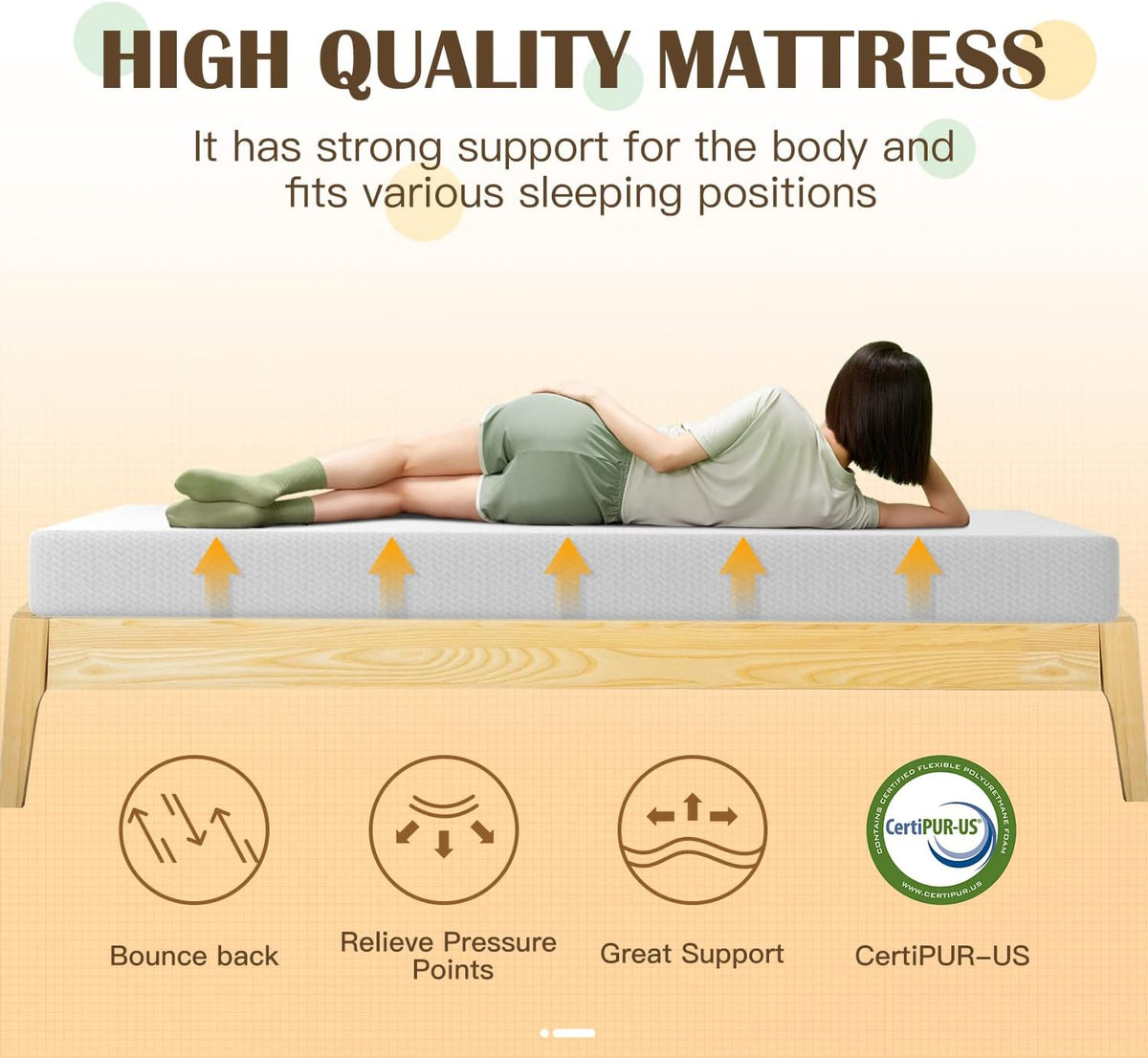 8 Inch Queen Gel Memory Foam Mattress