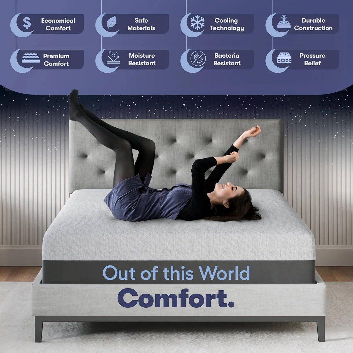 12 Inch Full Gel Memory Foam Mattress