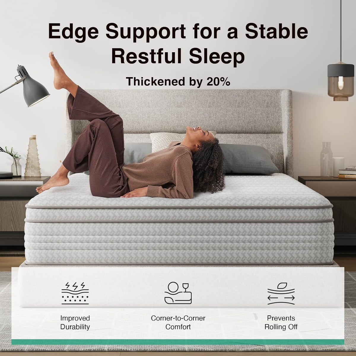 12 Inch Queen Hybrid Mattress