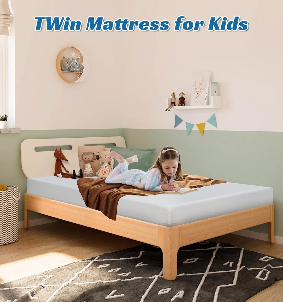 6 Inch Twin Gel Memory Foam Mattress