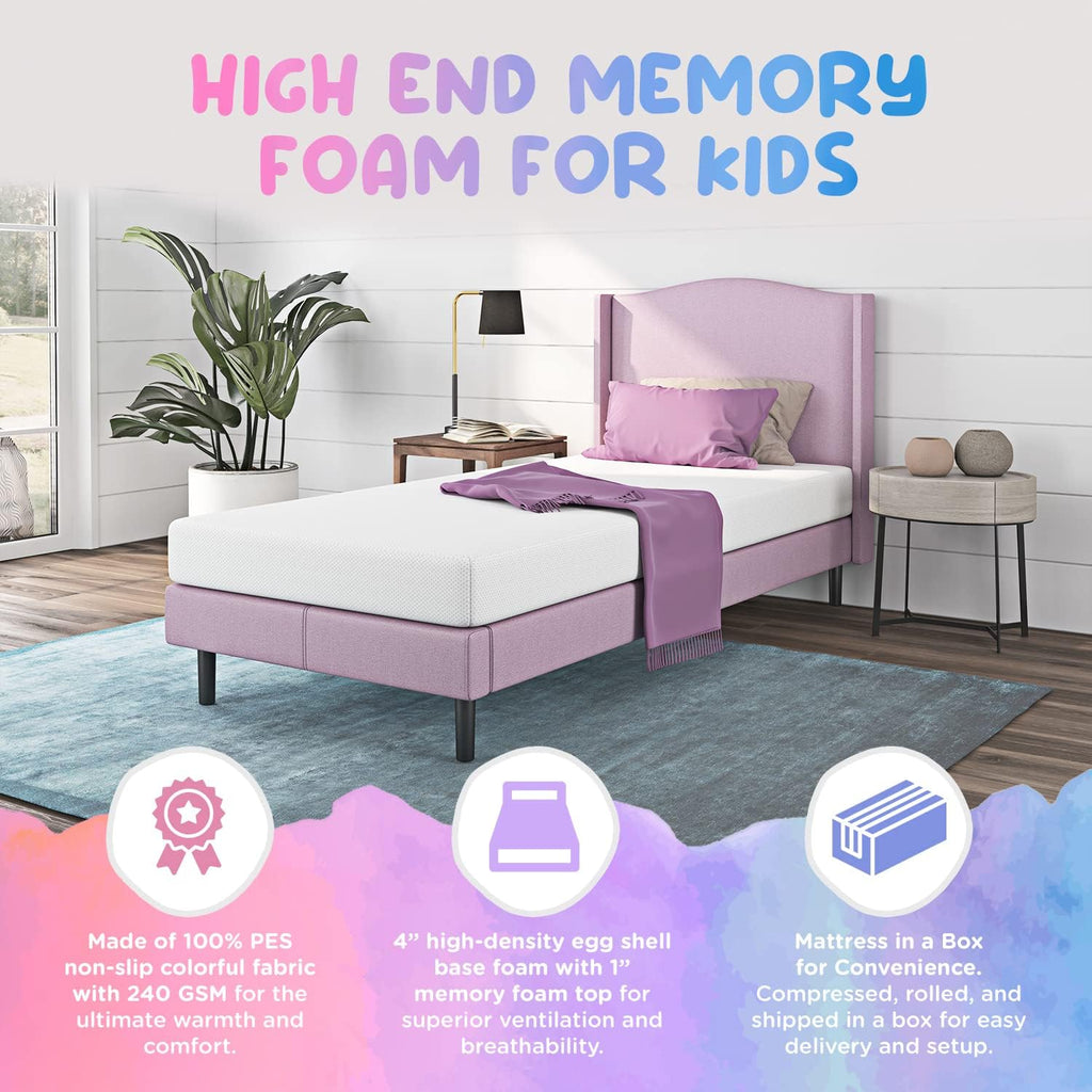 5 Inch Twin Memory Foam Mattress