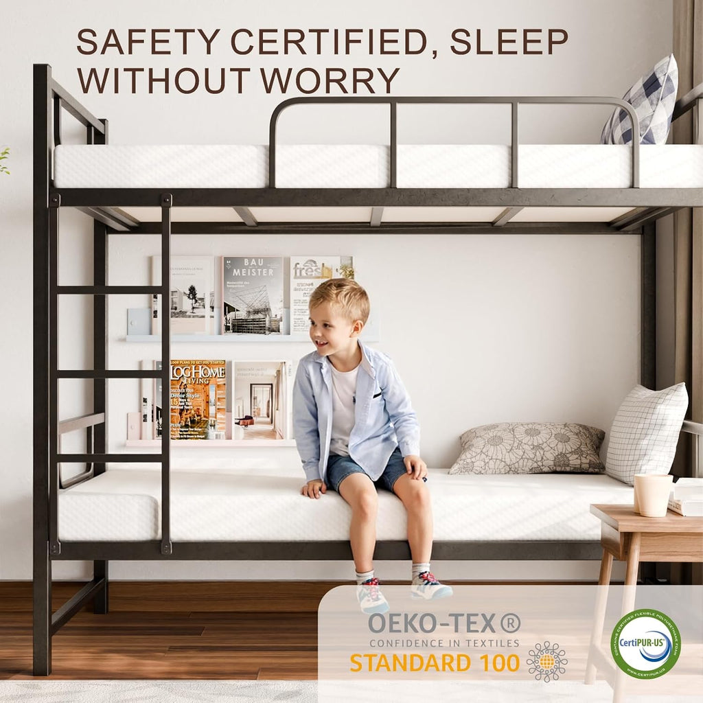 5 Inch Twin Gel Memory Foam Mattress
