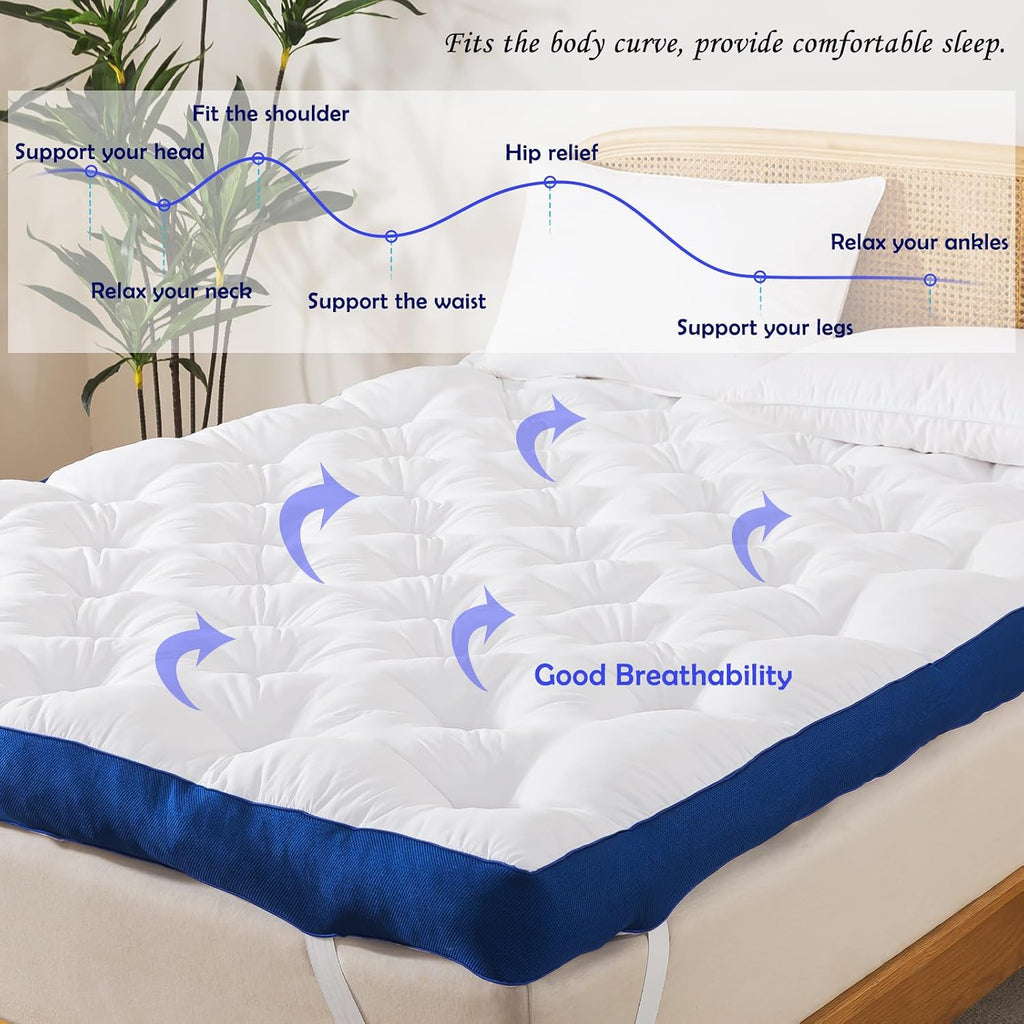 5 Inch Twin Pillow Top Mattress Topper