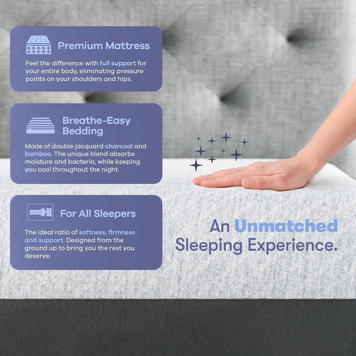 12 Inch Full Gel Memory Foam Mattress