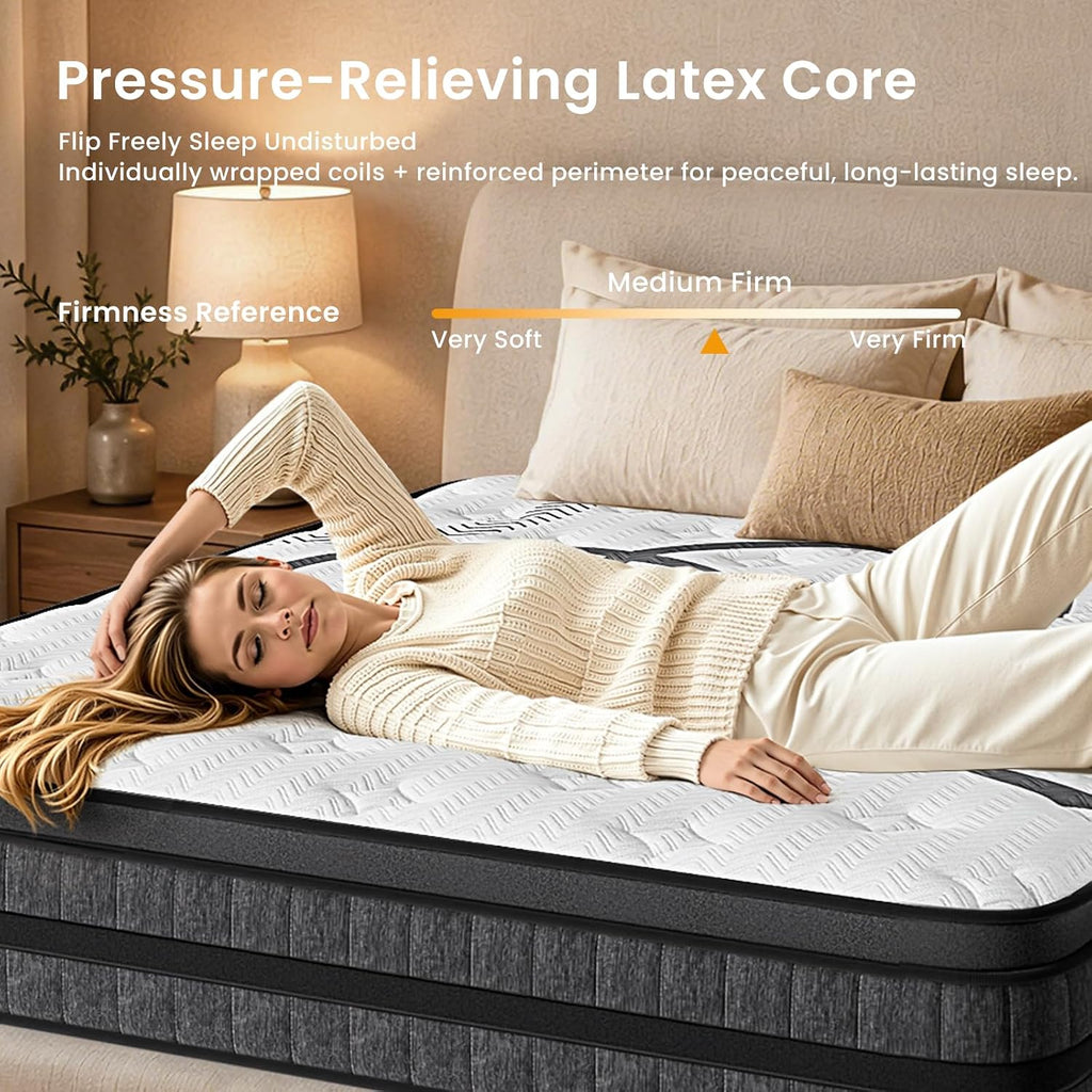 12 Inch Queen Cooling Hybrid Mattress