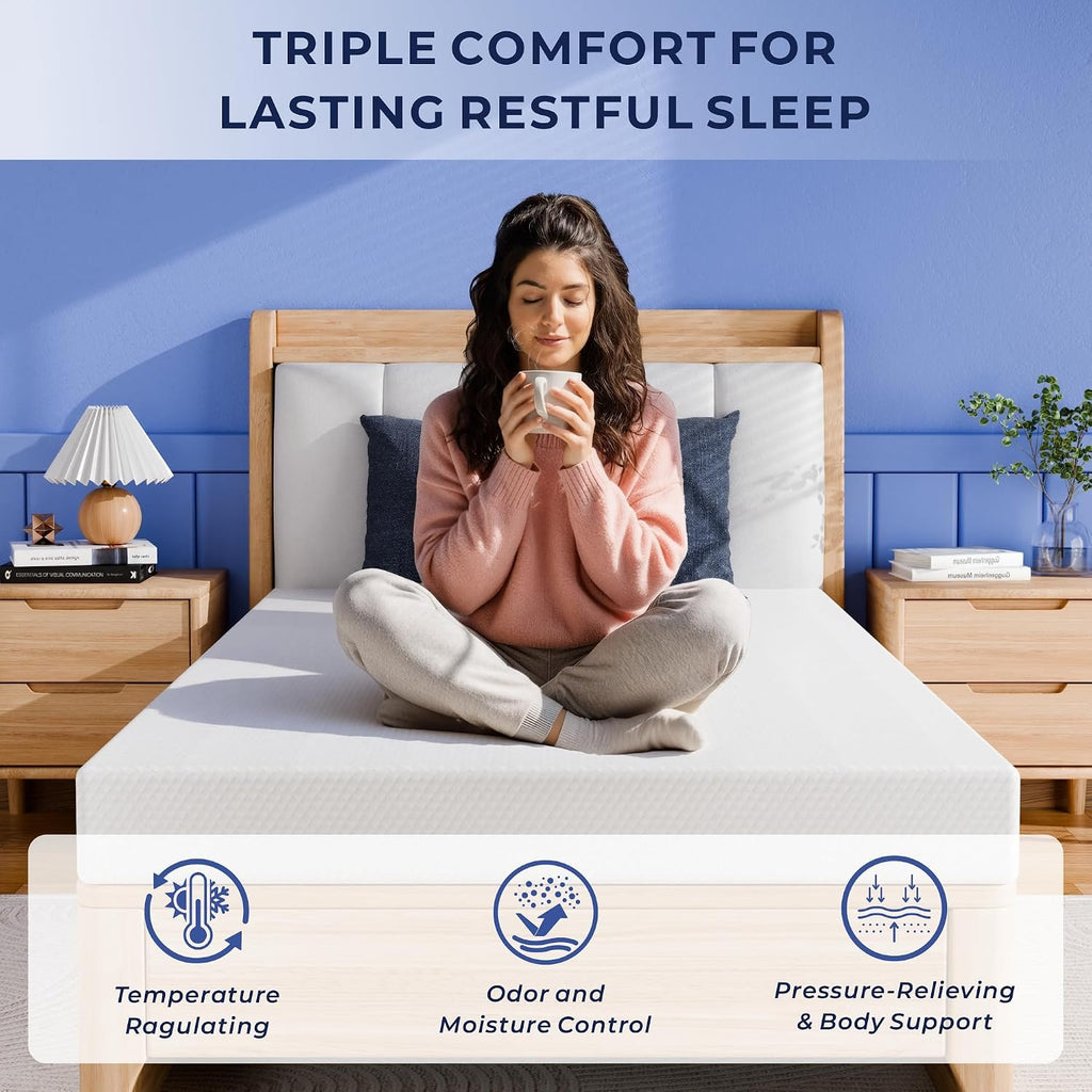5 Inch Twin Kids Gel Memory Foam Mattress