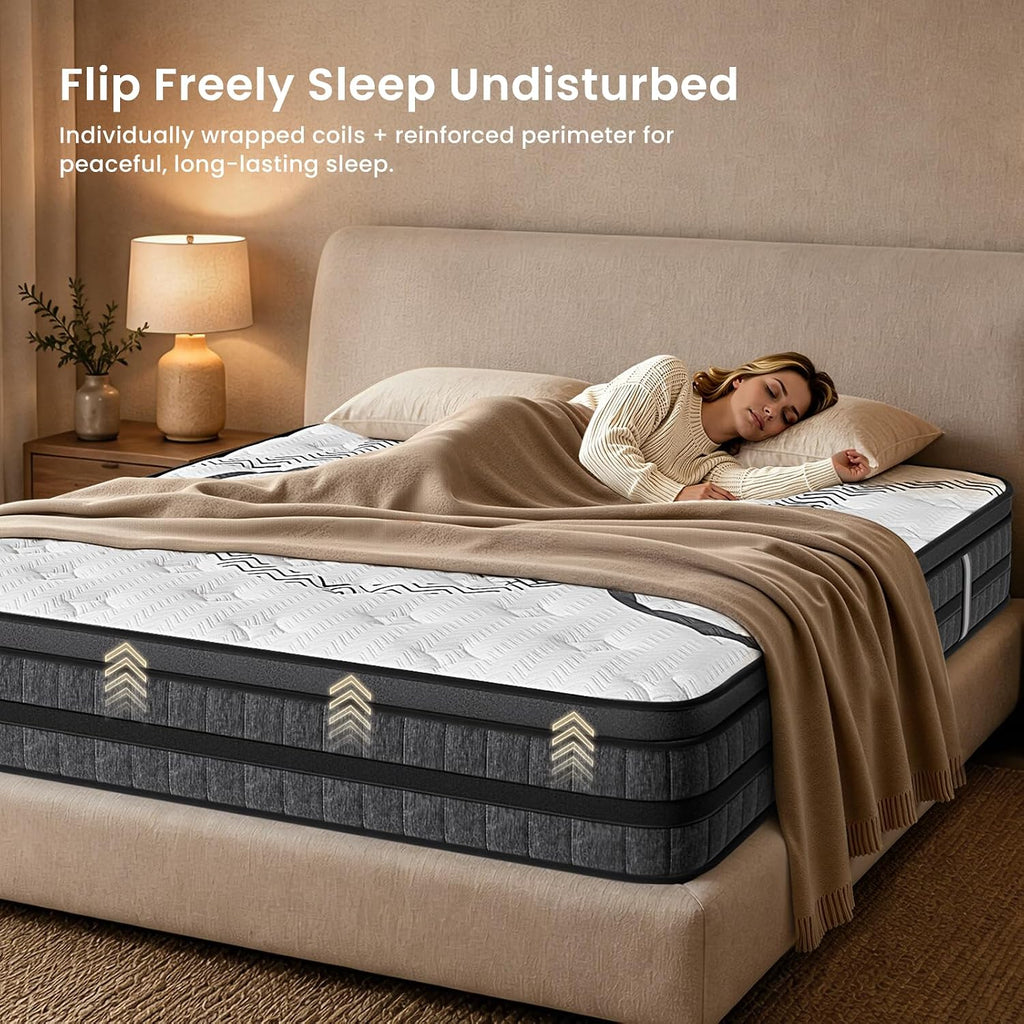 12 Inch Queen Cooling Hybrid Mattress