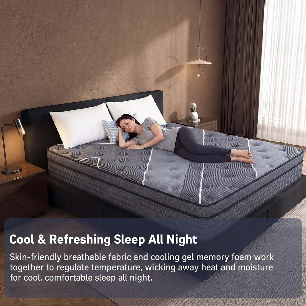12 Inch Full Cooling Hybrid Mattress