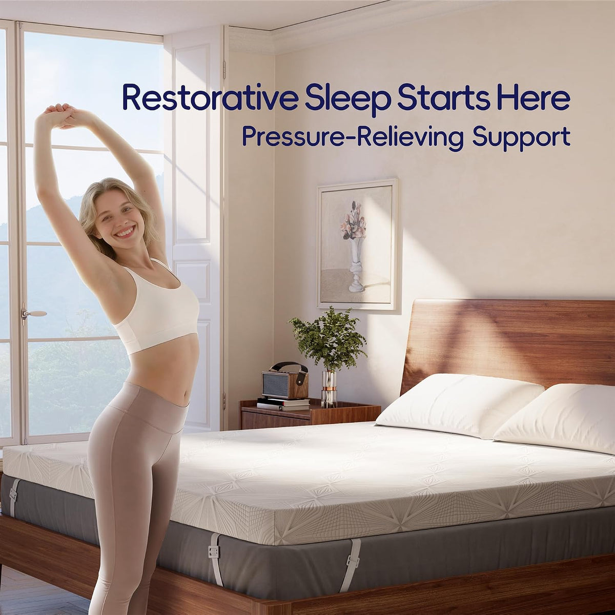 3 Inch Twin Gel Memory Foam Mattress Topper