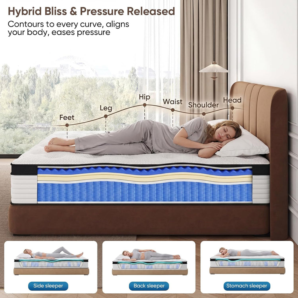 12 Inch Queen Hybrid Mattress