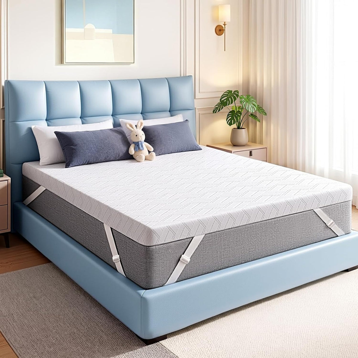 3 Inch Queen Cooling Mattress Topper