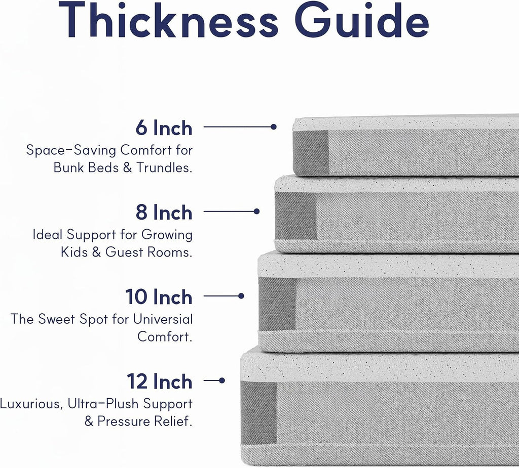 6 Inch Twin Memory Foam Mattress